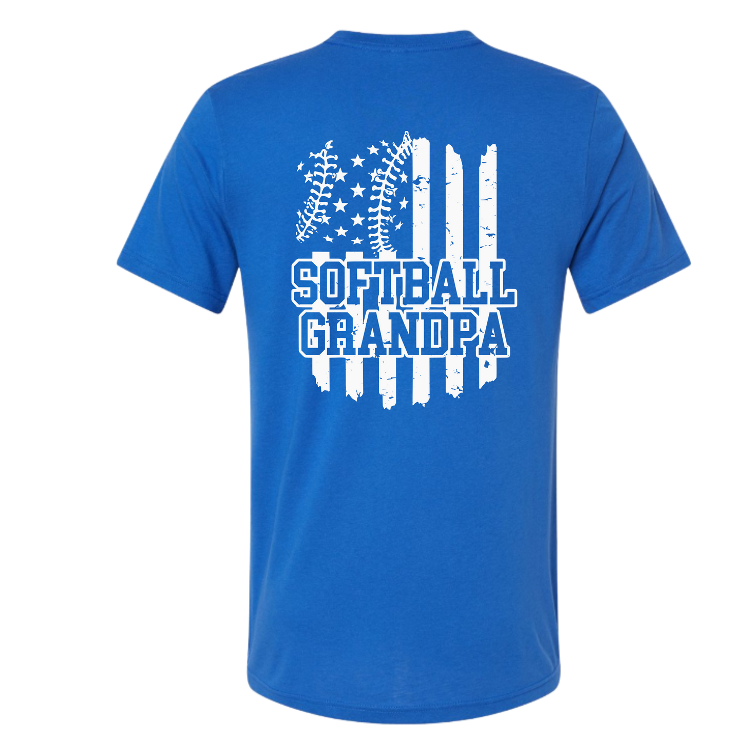 Softball Grandpa Flag Shirt