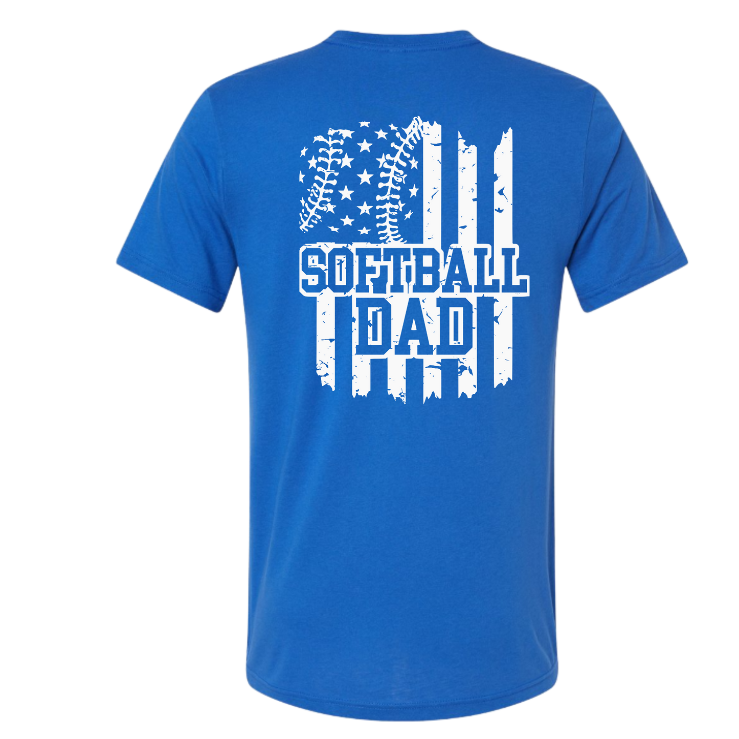 Softball Dad Flag Tee