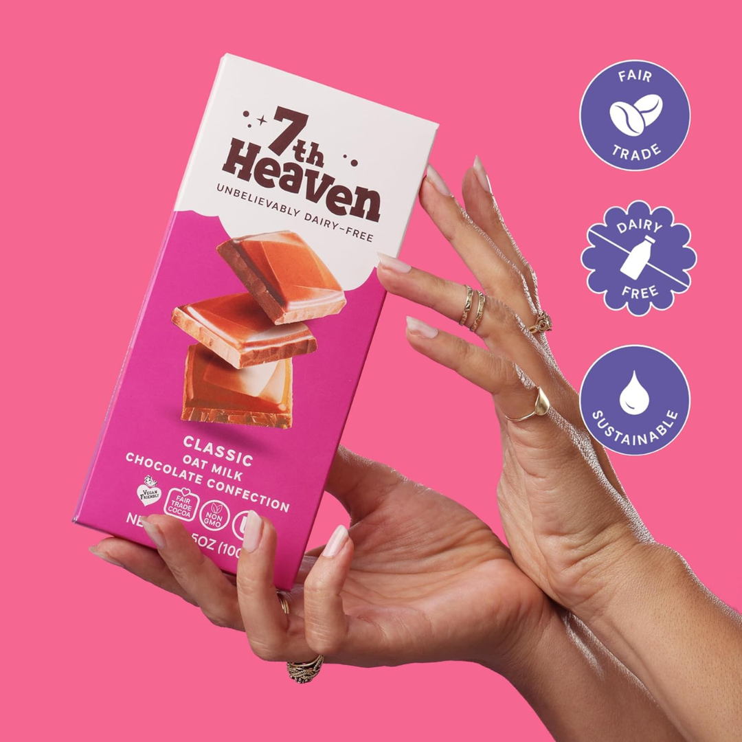 Classic Oat Milk Chocolate Bar - Vegan, Organic, Dairy-Free