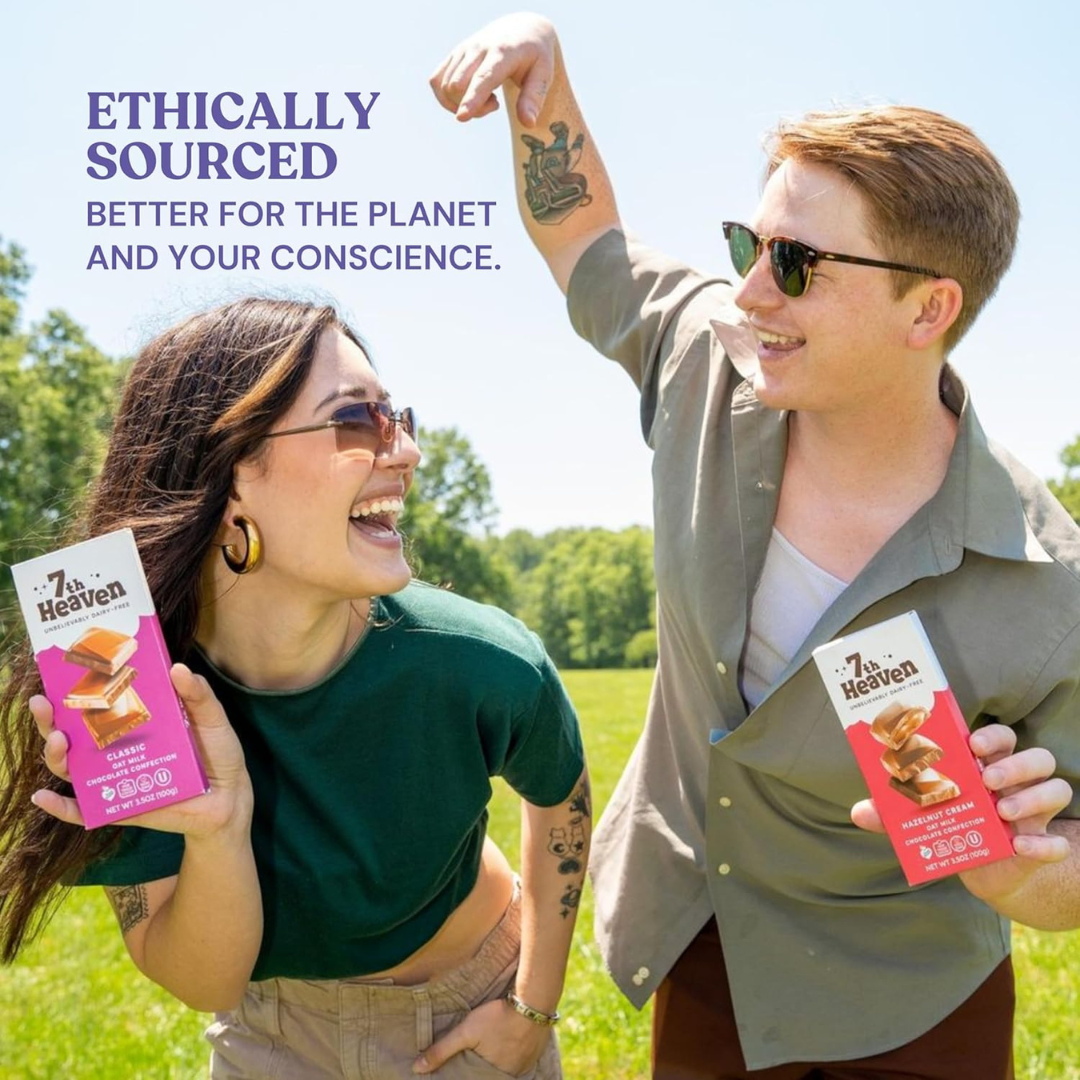 Classic Oat Milk Chocolate Bar - Vegan, Organic, Dairy-Free