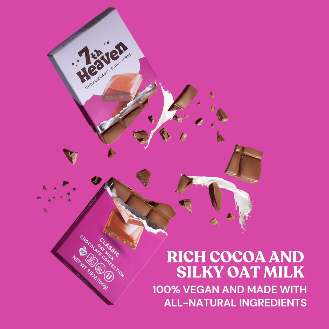 Classic Oat Milk Chocolate Bar - Vegan, Organic, Dairy-Free