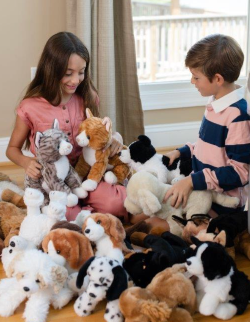 Petting Zoo Stuffies, Scoopz Dog Golden Retriever Small 8" (22cm)