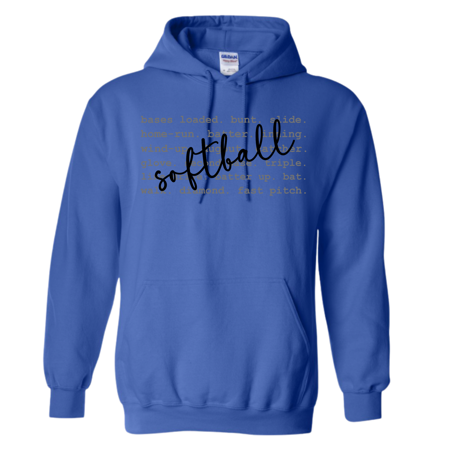 Softball Bases Loaded Hoodie