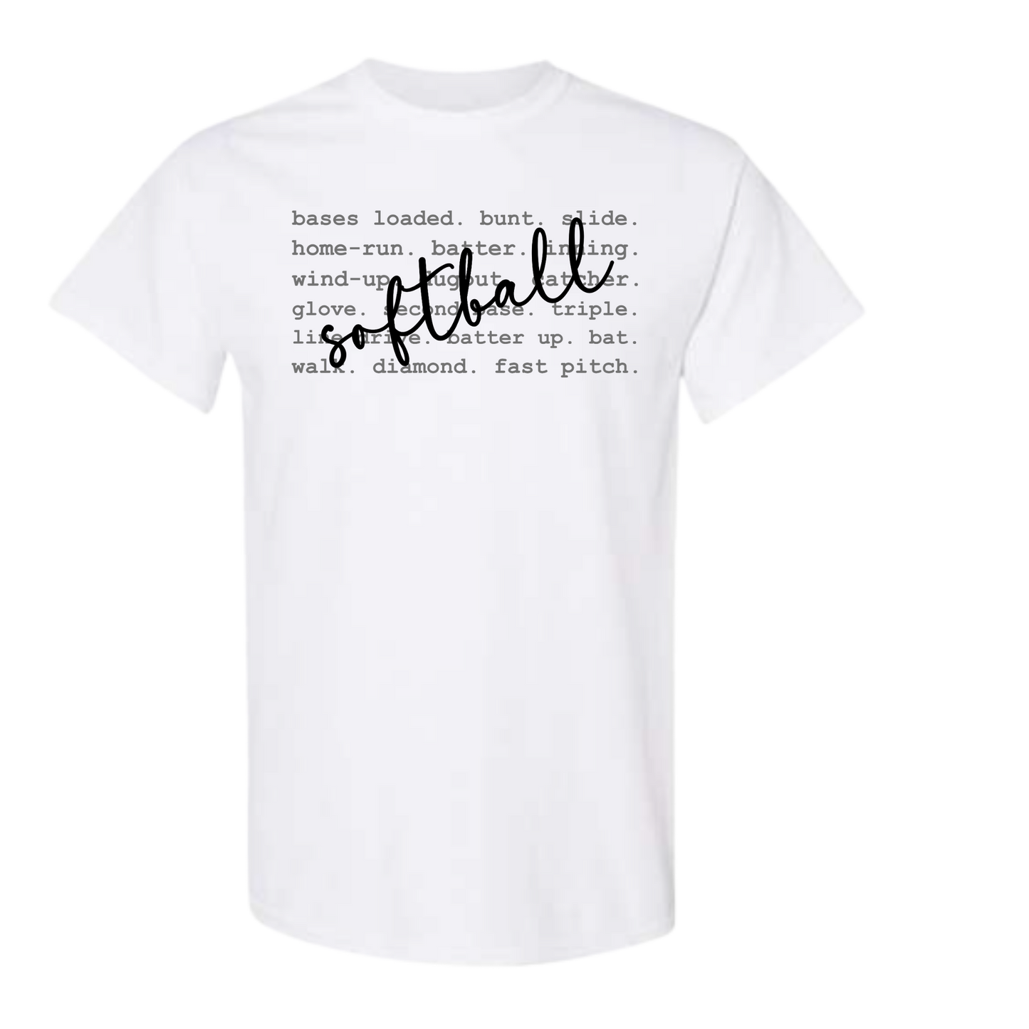 Softball Bases Loaded Youth Shirt