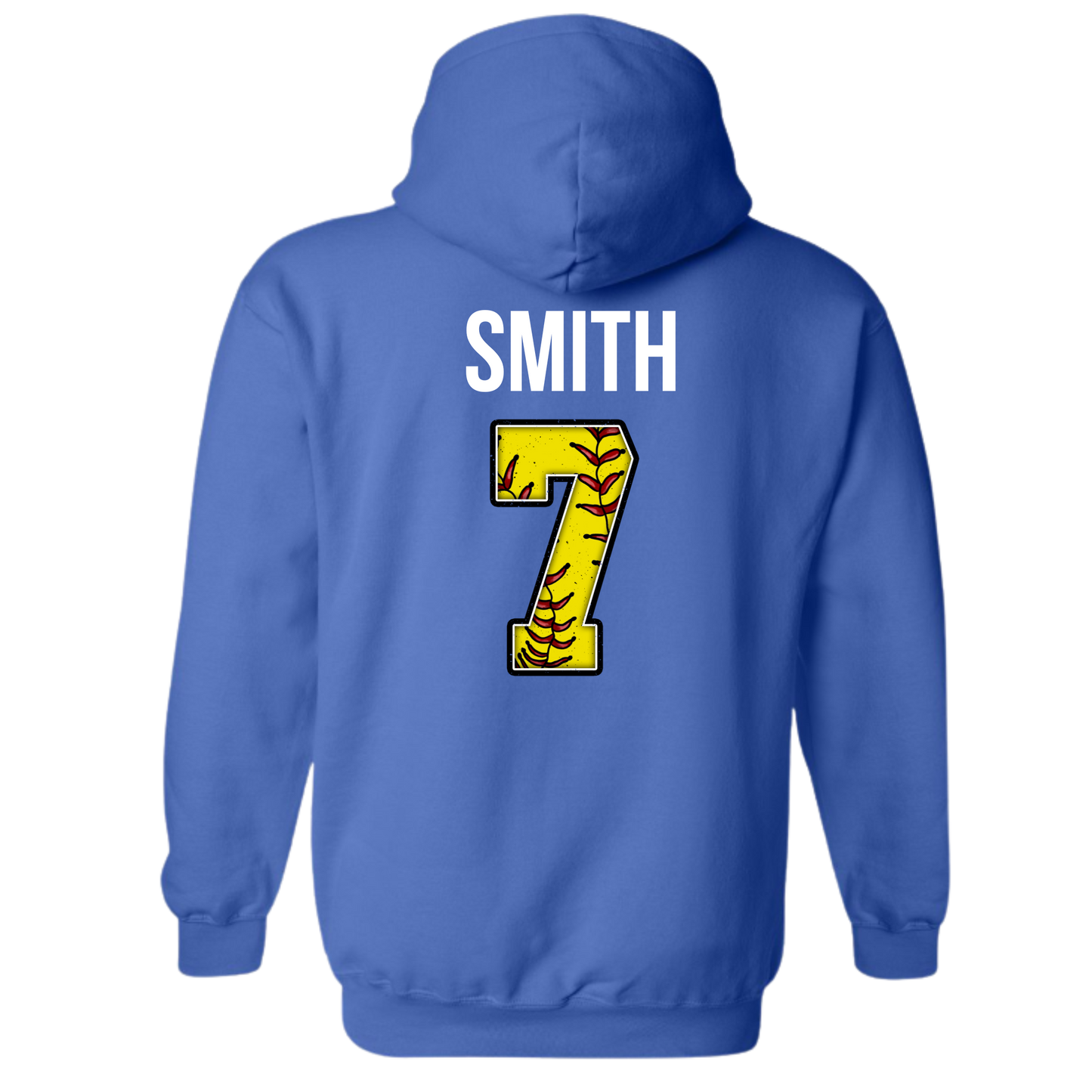 Softball Game Day Leopard Hoodie
