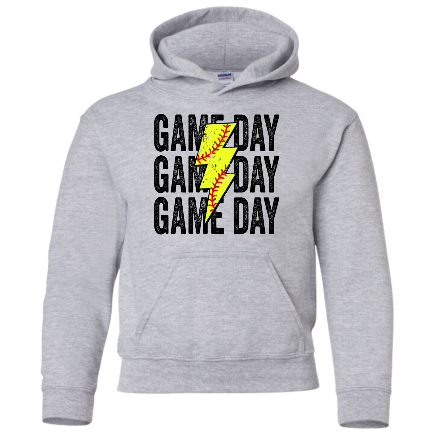 Softball Game Day Lightning Youth Shirt