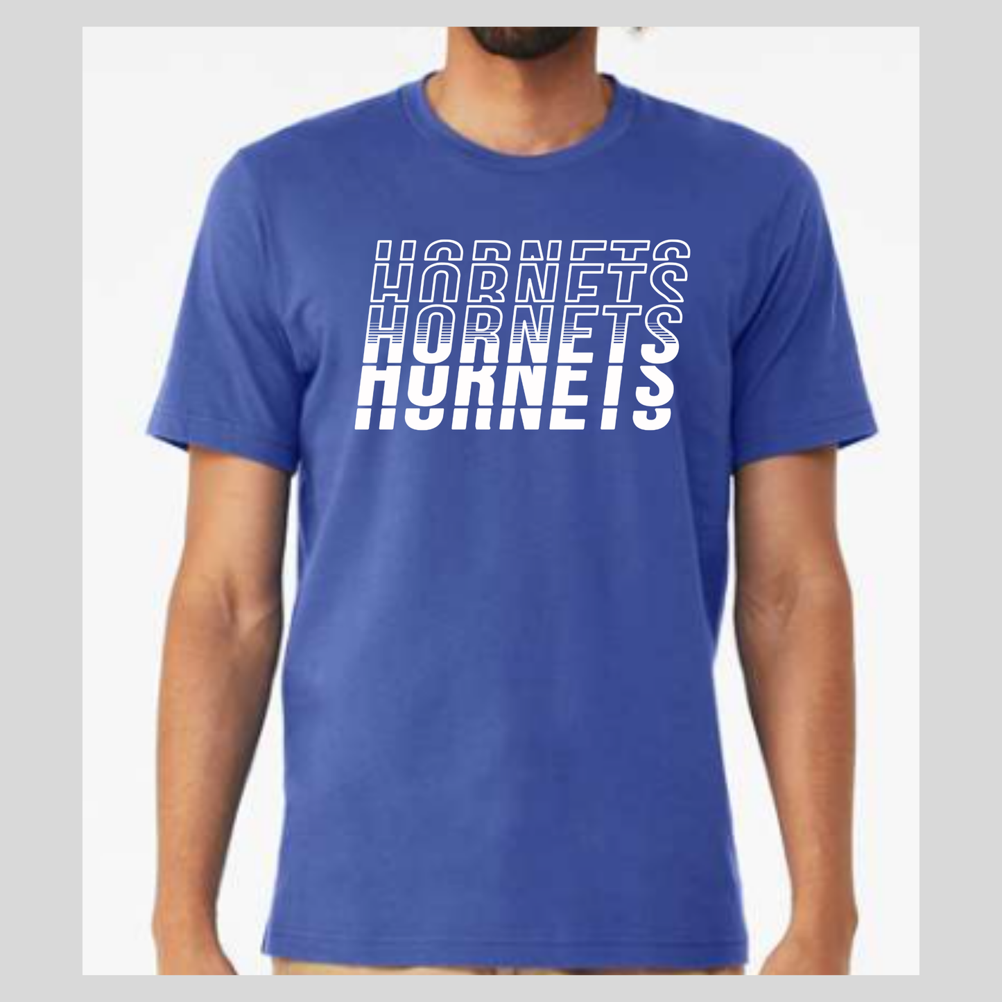 Softball Hornets Stacked Tee