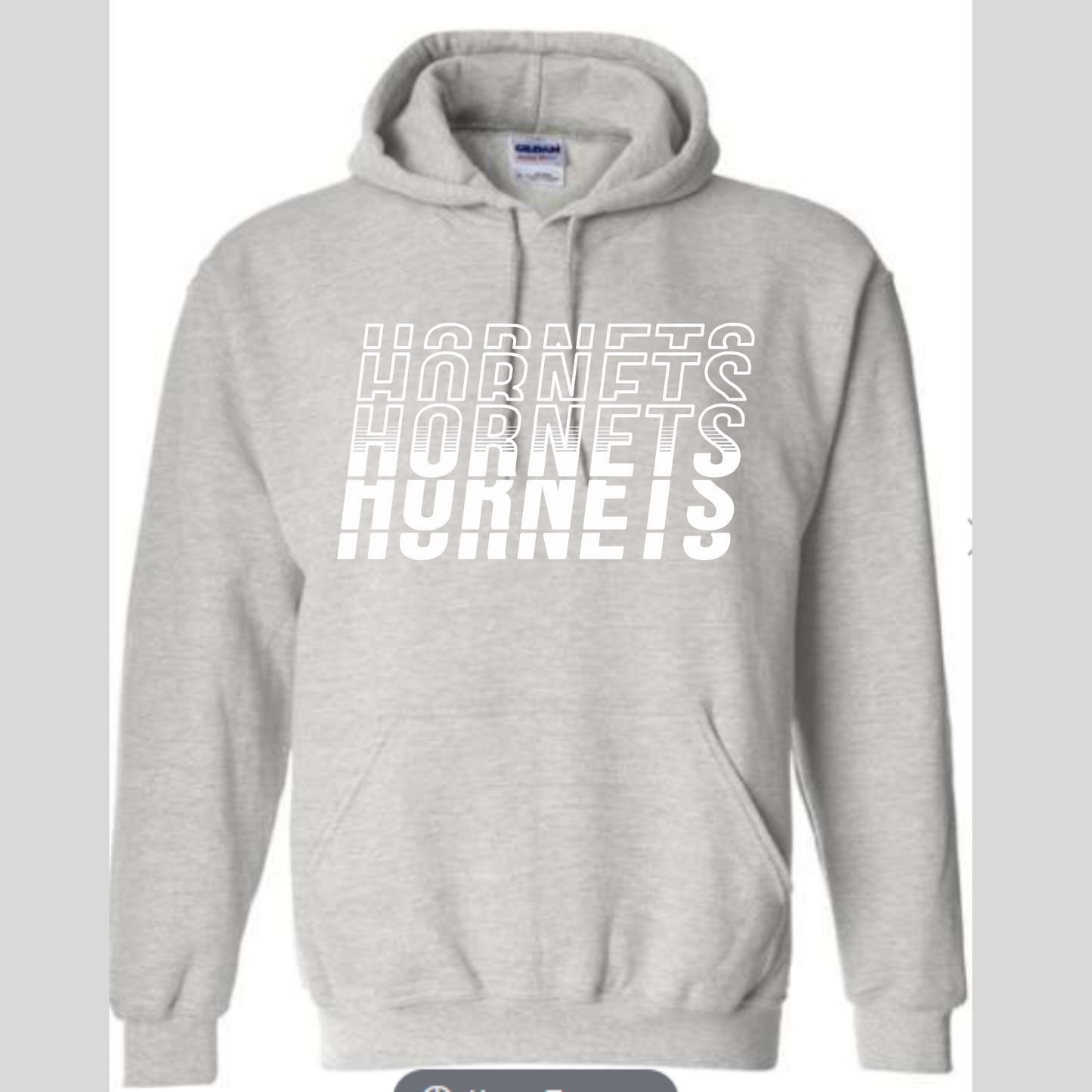 Softball Hornets Stacked Hoodie