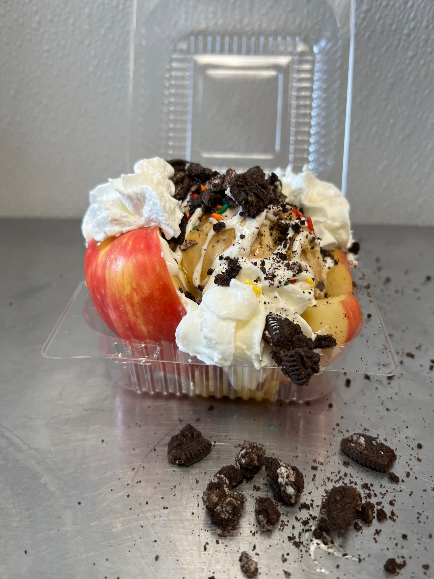 Sliced Caramel Apple