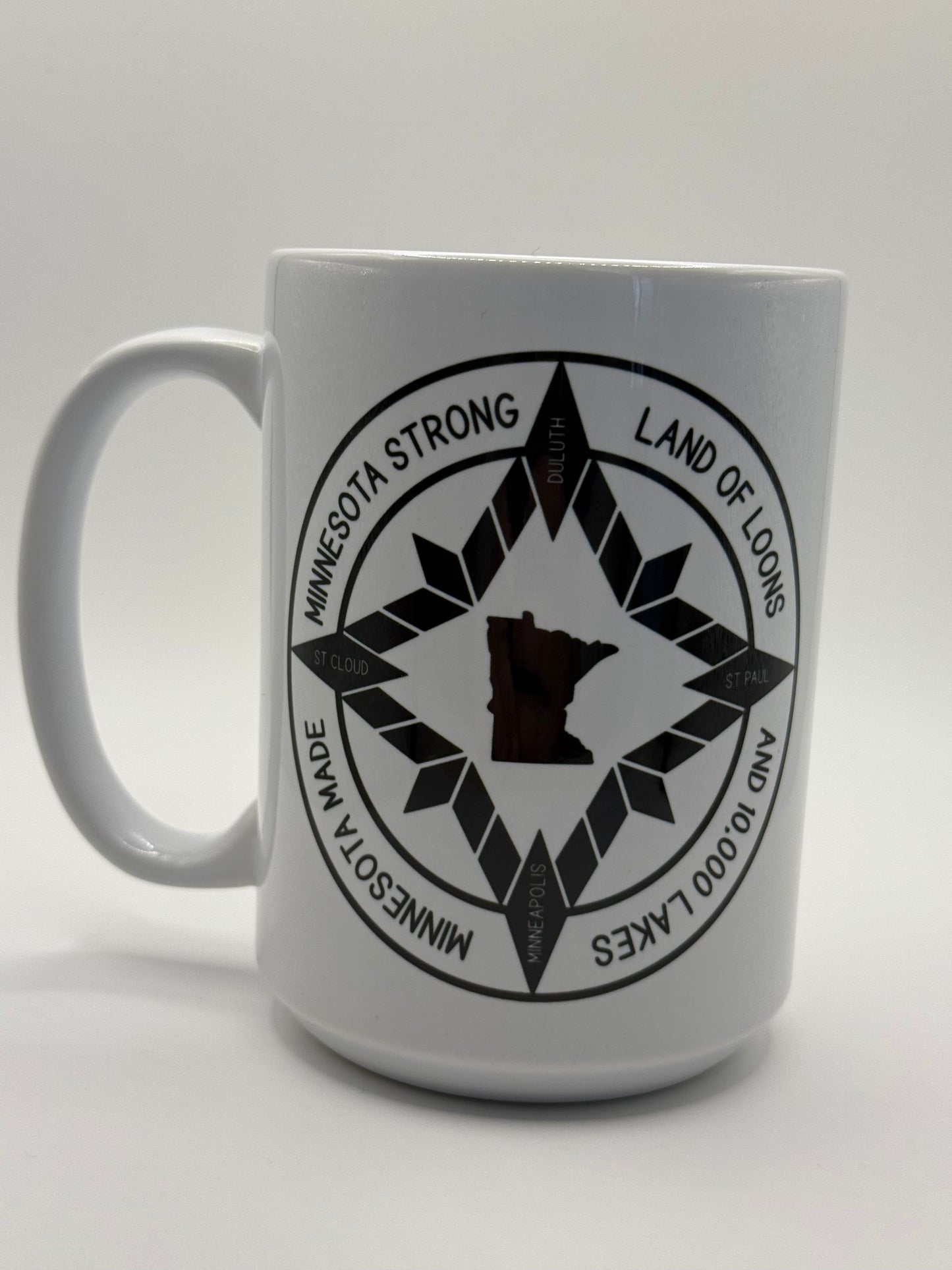 Minnesota Compass, Coffee Mug, 15oz