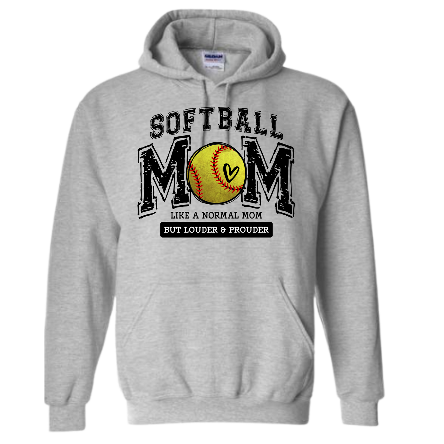 Softball Mom - Like a Normal Mom but Louder & Prouder Shirt