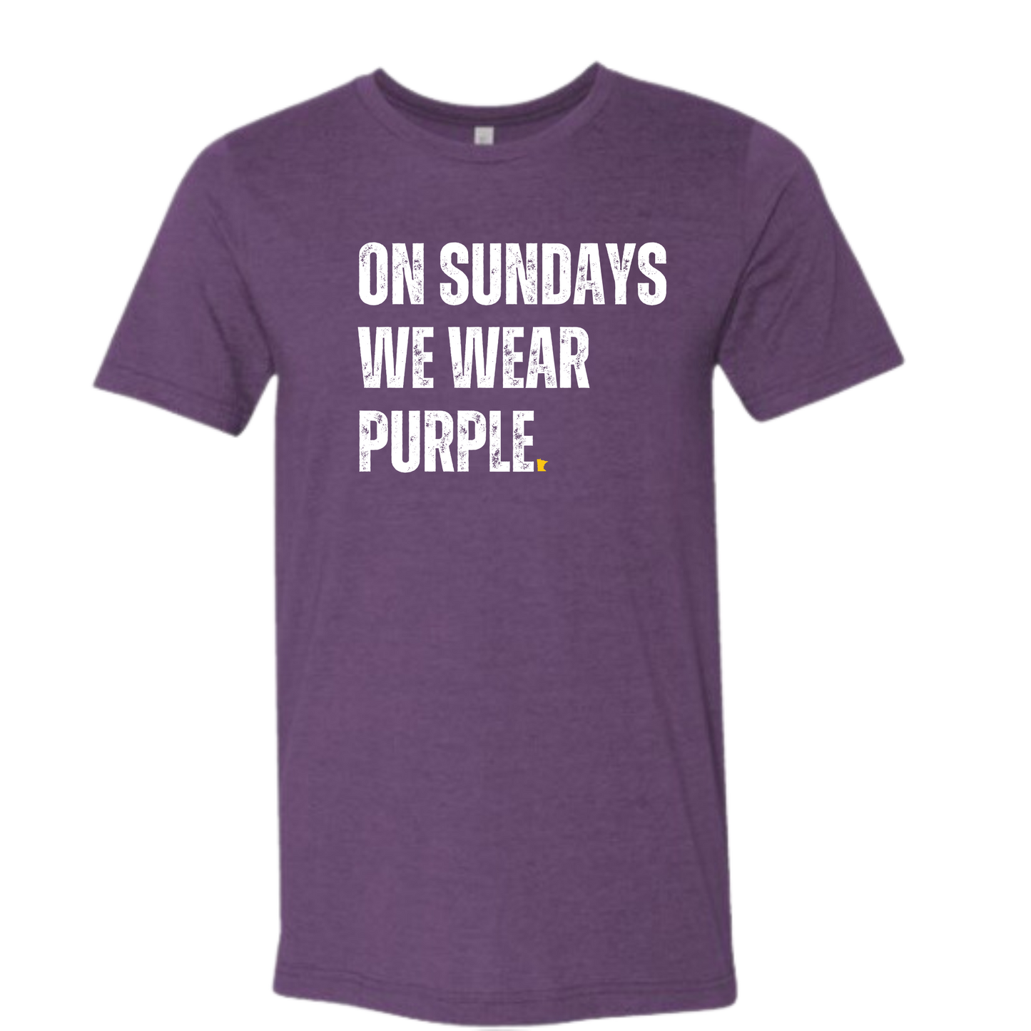 On Sundays We Wear Purple Unisex Tee