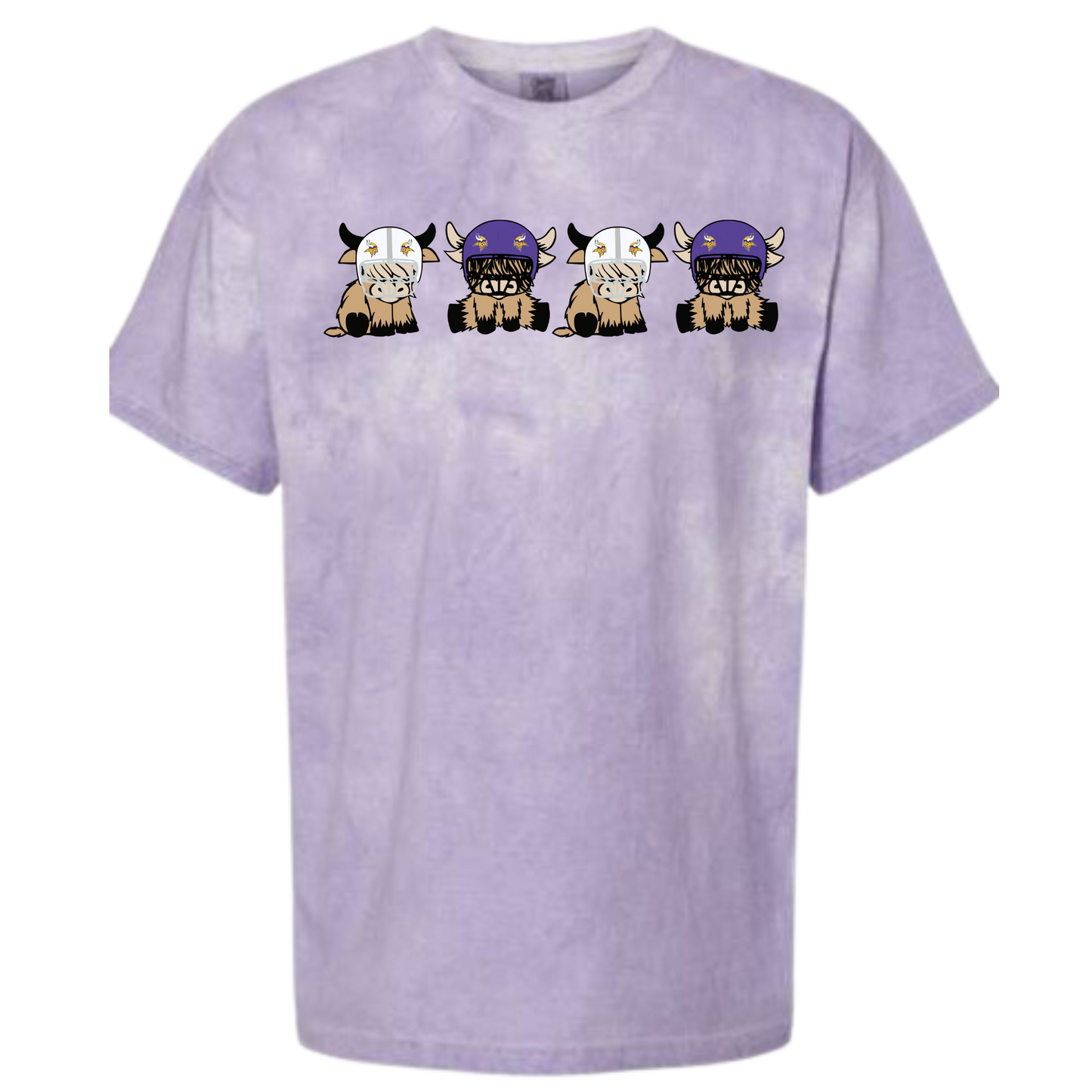Minnesota Football Highland Cow Tee