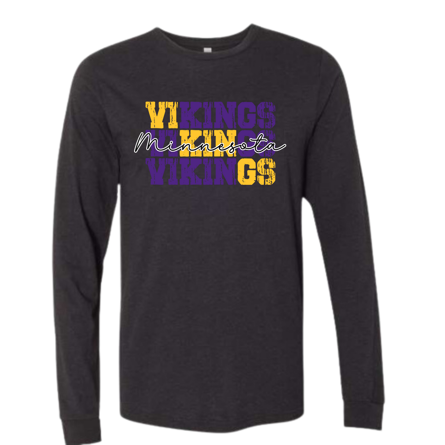 Vikings Minnesota Football Team Long Sleeve Tee