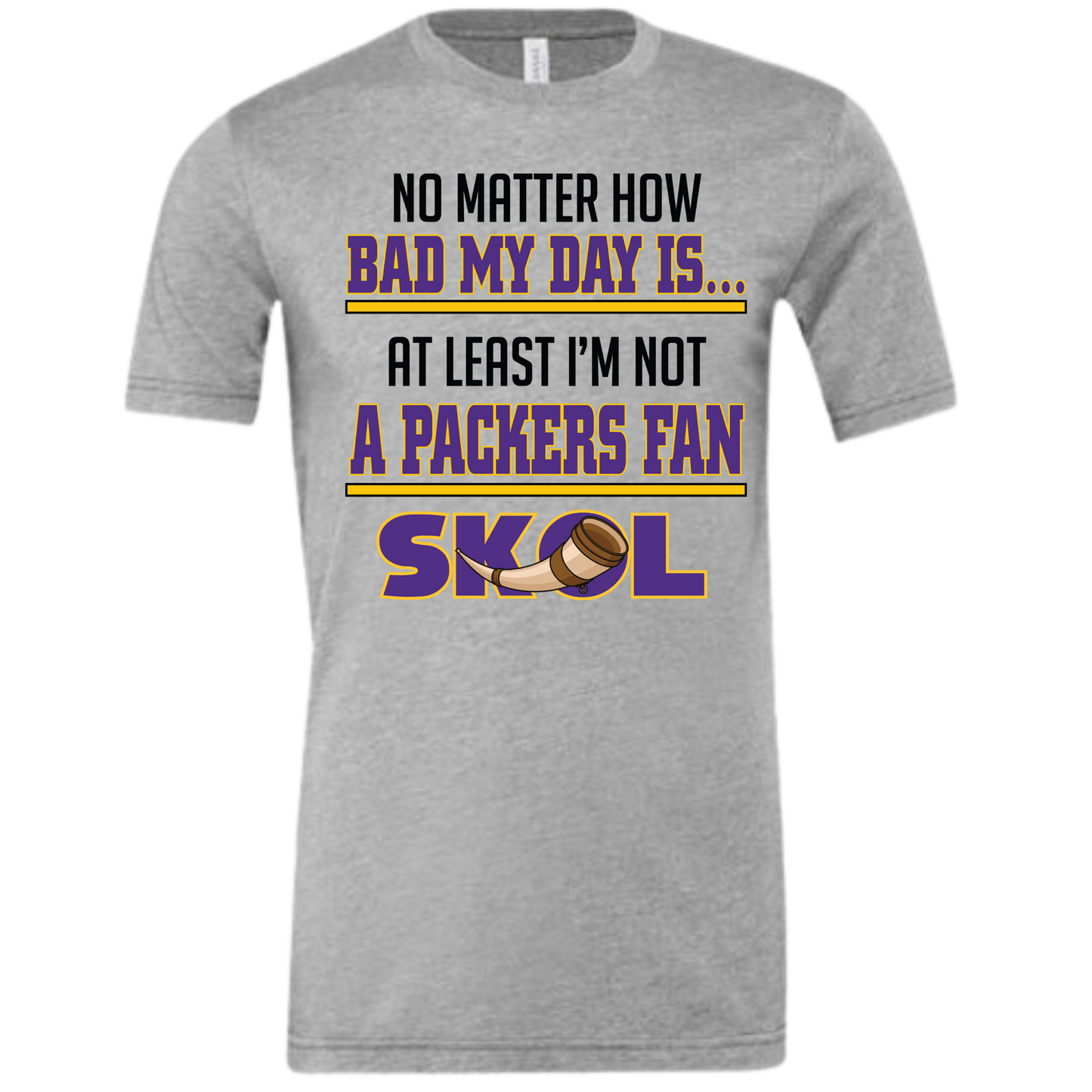 No Matter How Bad My Day Is Football Unisex Tee