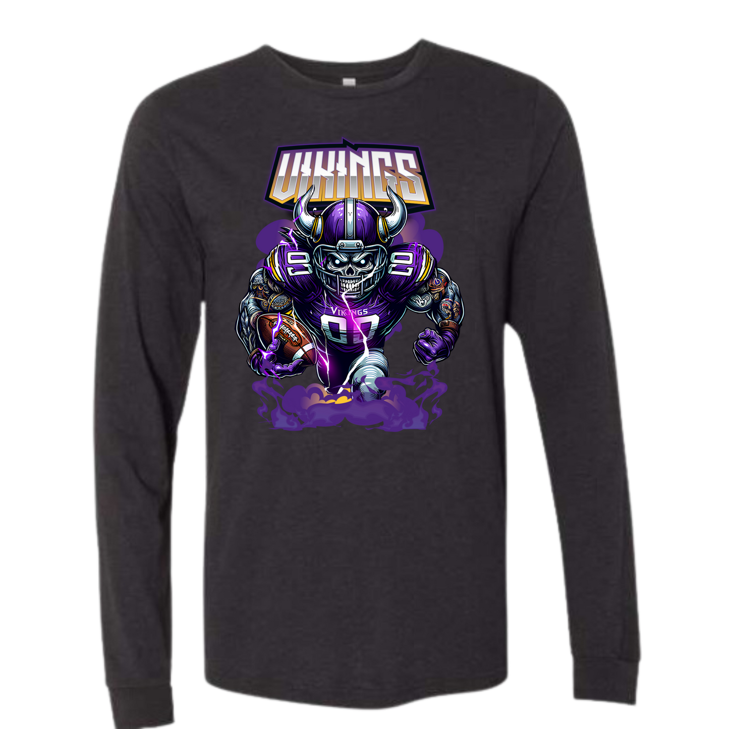 Skeleton Vikings Long Sleeve Tee