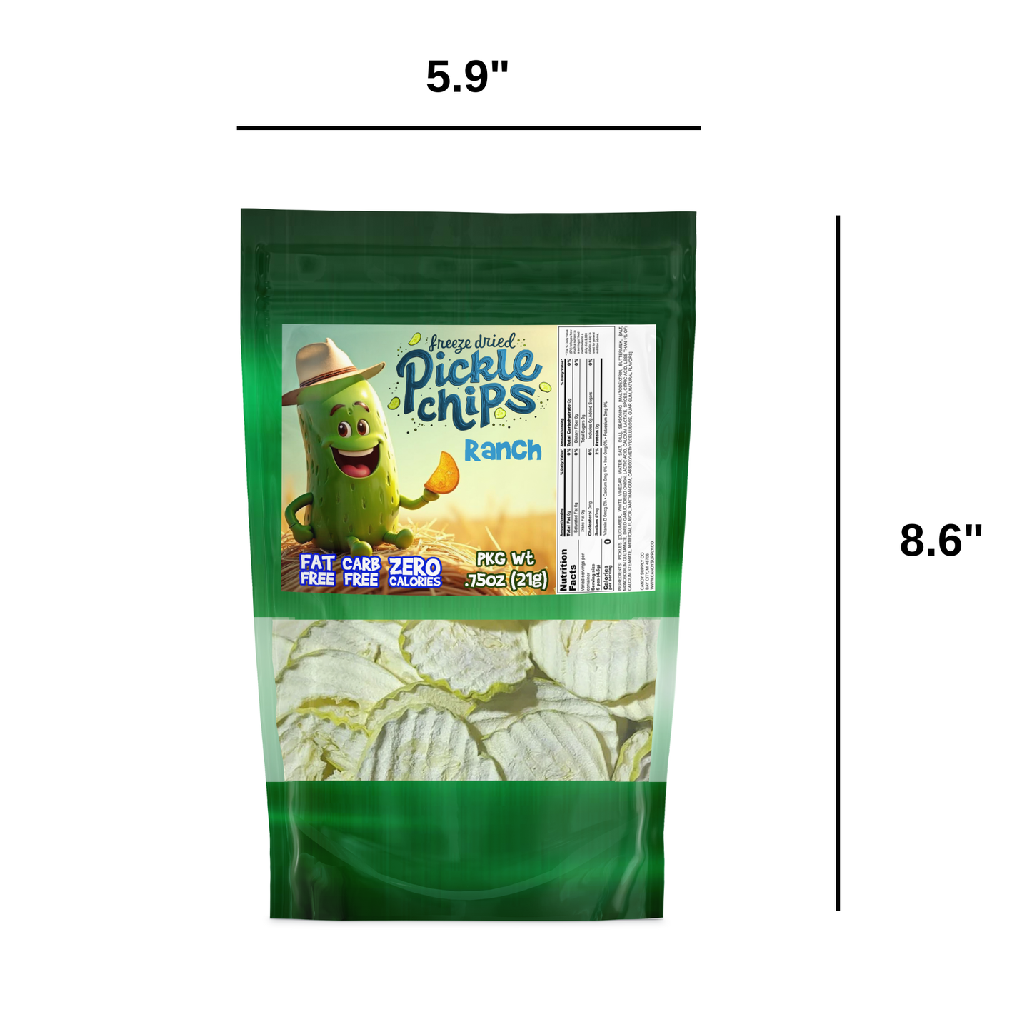Freeze-Dried Pickle Chips | Keto Snacks