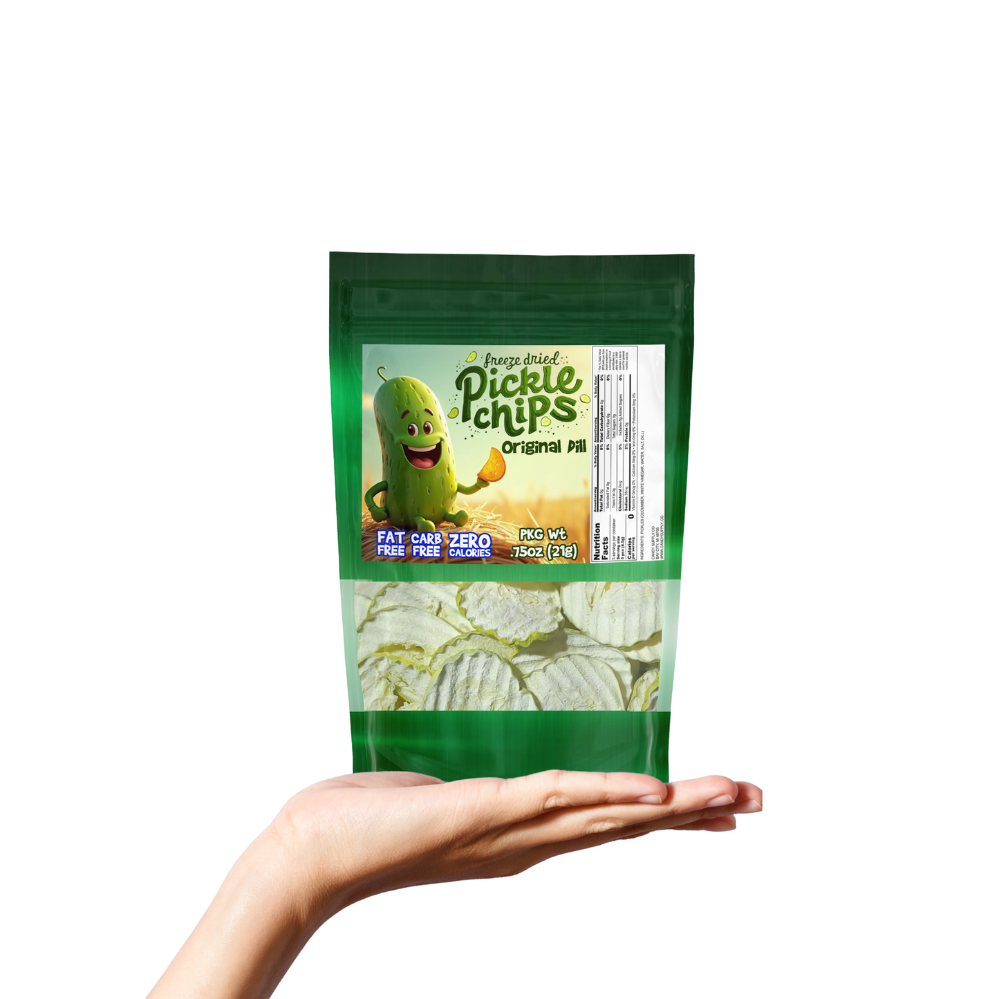 Freeze-Dried Pickle Chips | Keto Snacks