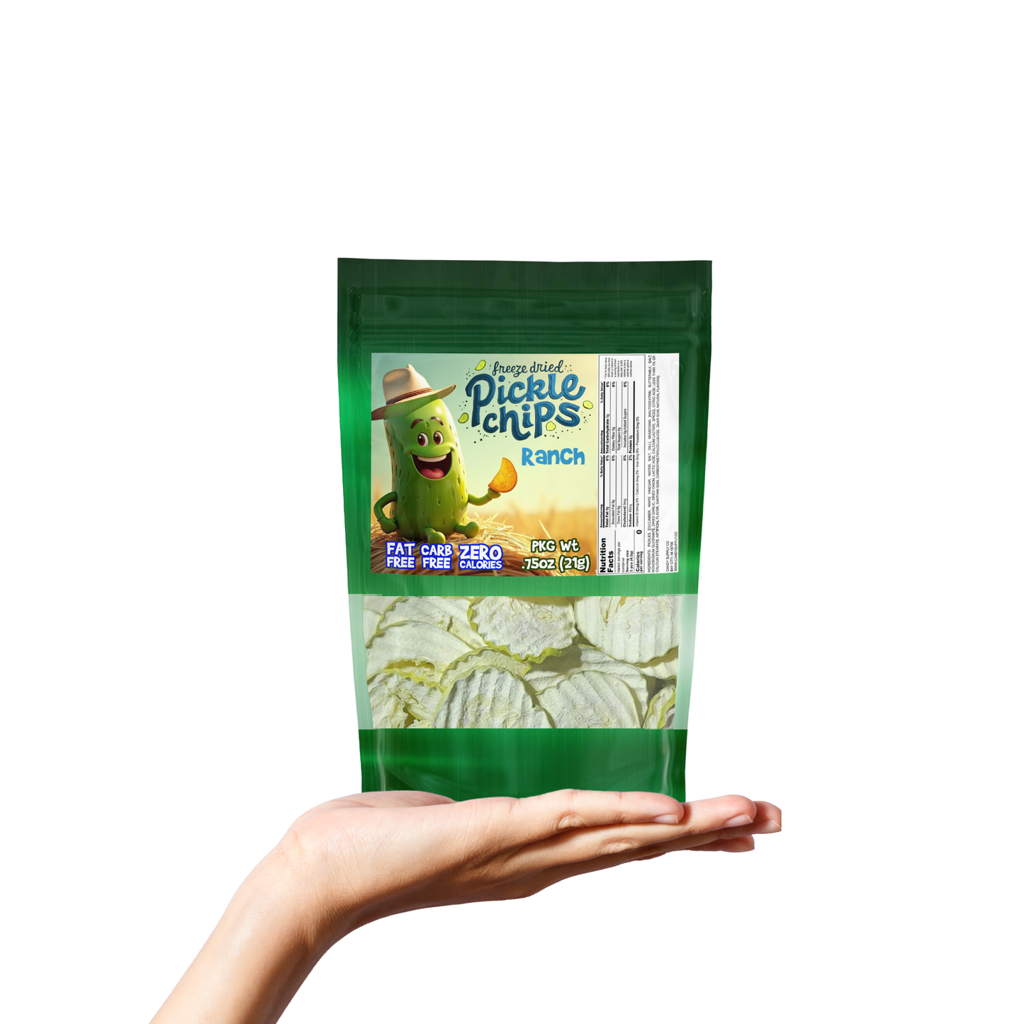 Freeze-Dried Pickle Chips | Keto Snacks