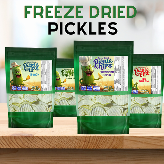 Freeze-Dried Pickle Chips | Keto Snacks
