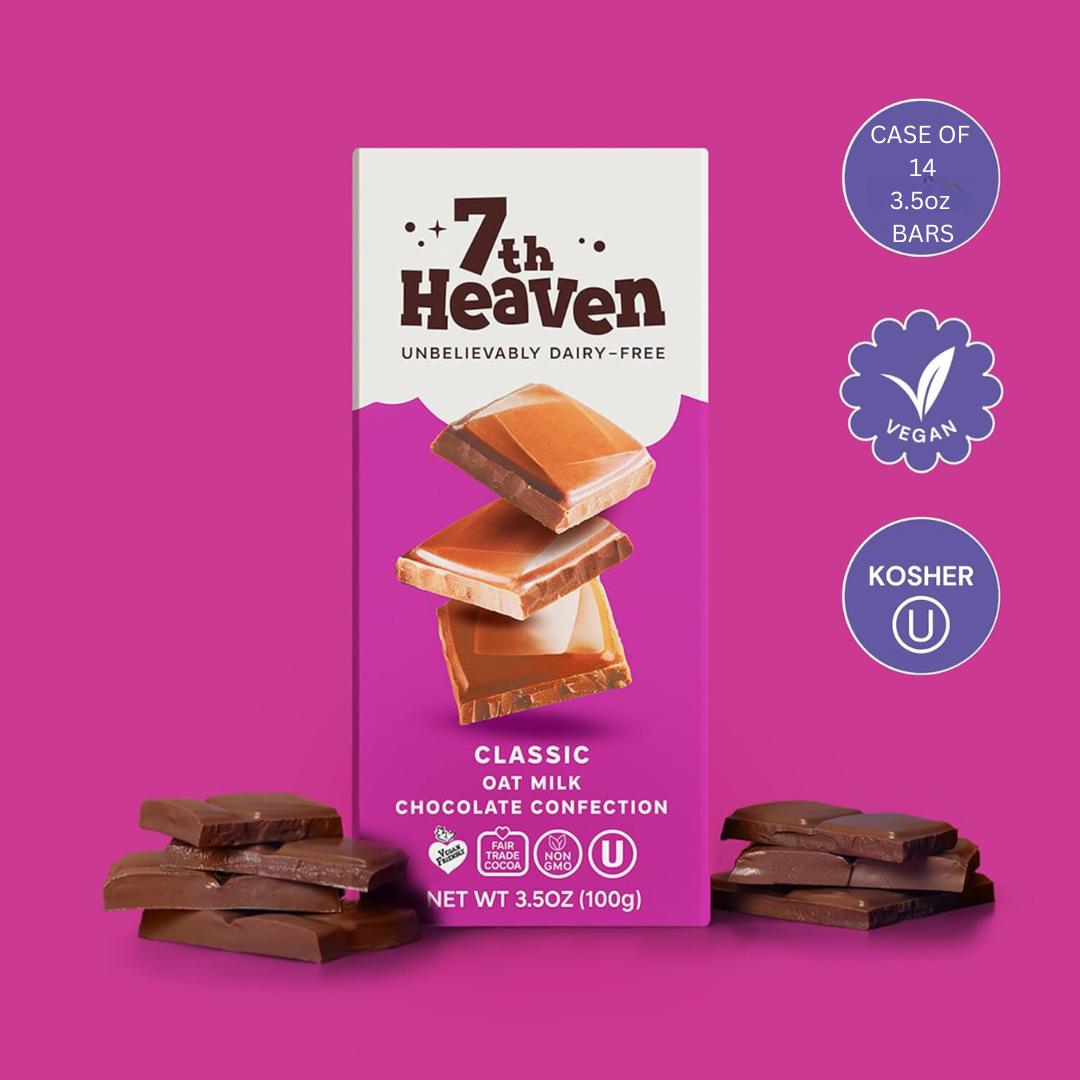 Classic Oat Milk Chocolate Bar - Vegan, Organic, Dairy-Free