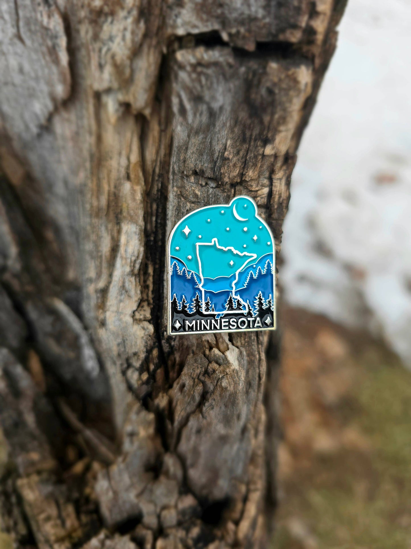Minnesota enamel pin