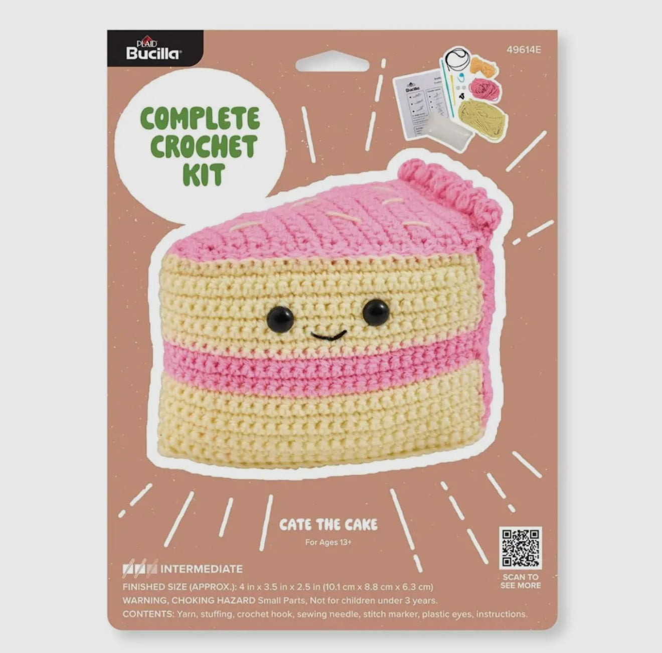 Crochet Kit, Cate the Cake