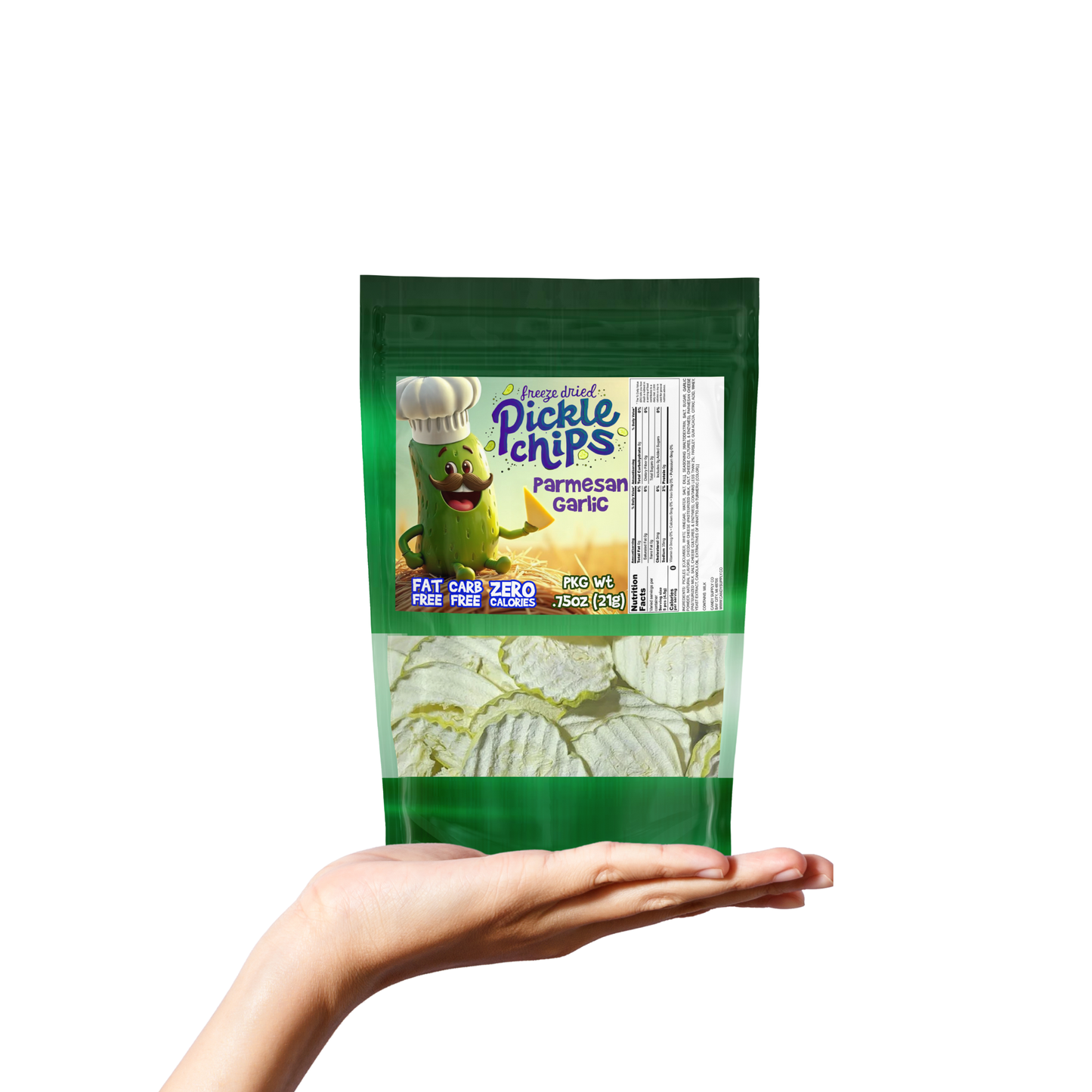 Freeze-Dried Pickle Chips | Keto Snacks