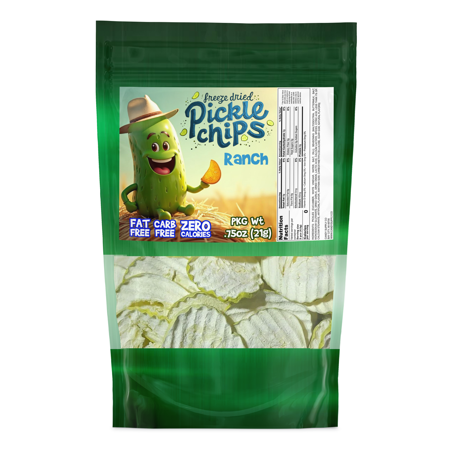 Freeze-Dried Pickle Chips | Keto Snacks