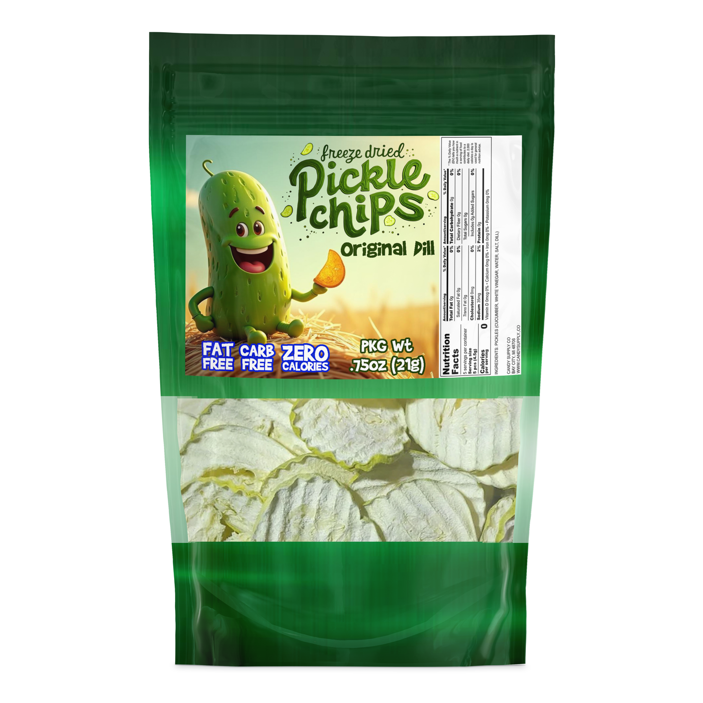Freeze-Dried Pickle Chips | Keto Snacks