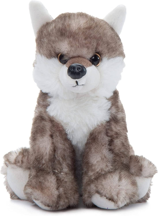 Petting Zoo Stuffies, 6" (14cm) Babiez Wild Onez Timber Wolf