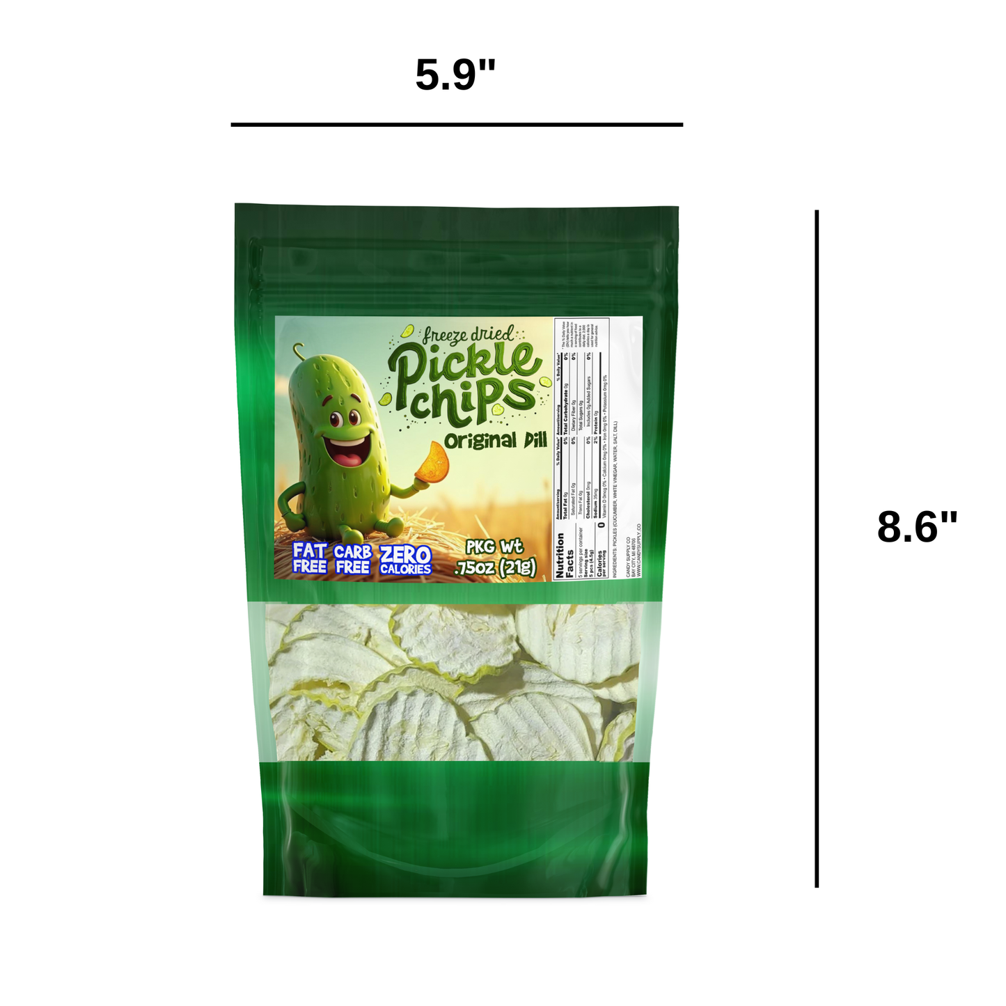 Freeze-Dried Pickle Chips | Keto Snacks