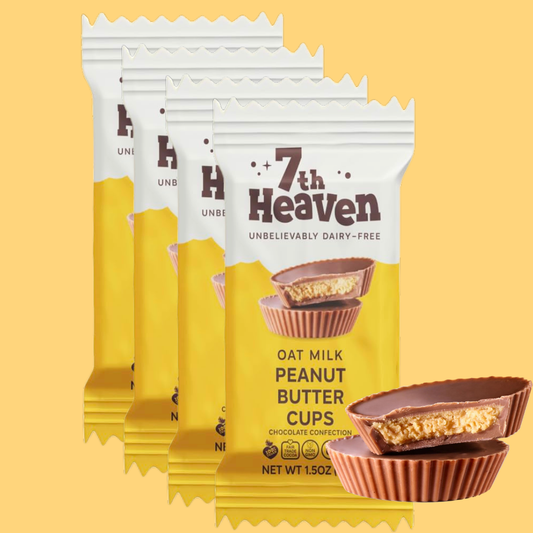 Vegan Oat Milk Chocolate Bar -  Peanut Butter Cups, Kosher