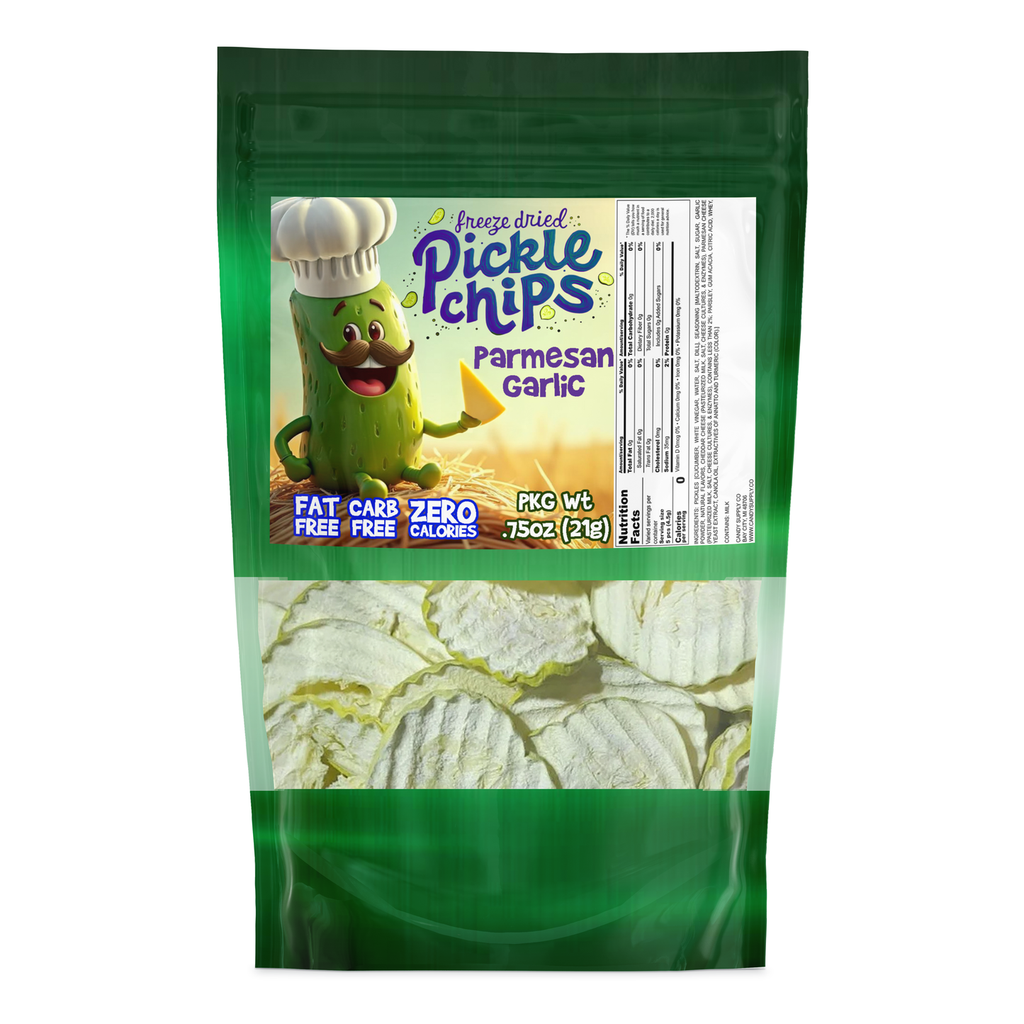 Freeze-Dried Pickle Chips | Keto Snacks