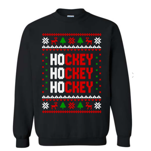 HoHoHo Hockey Crewneck