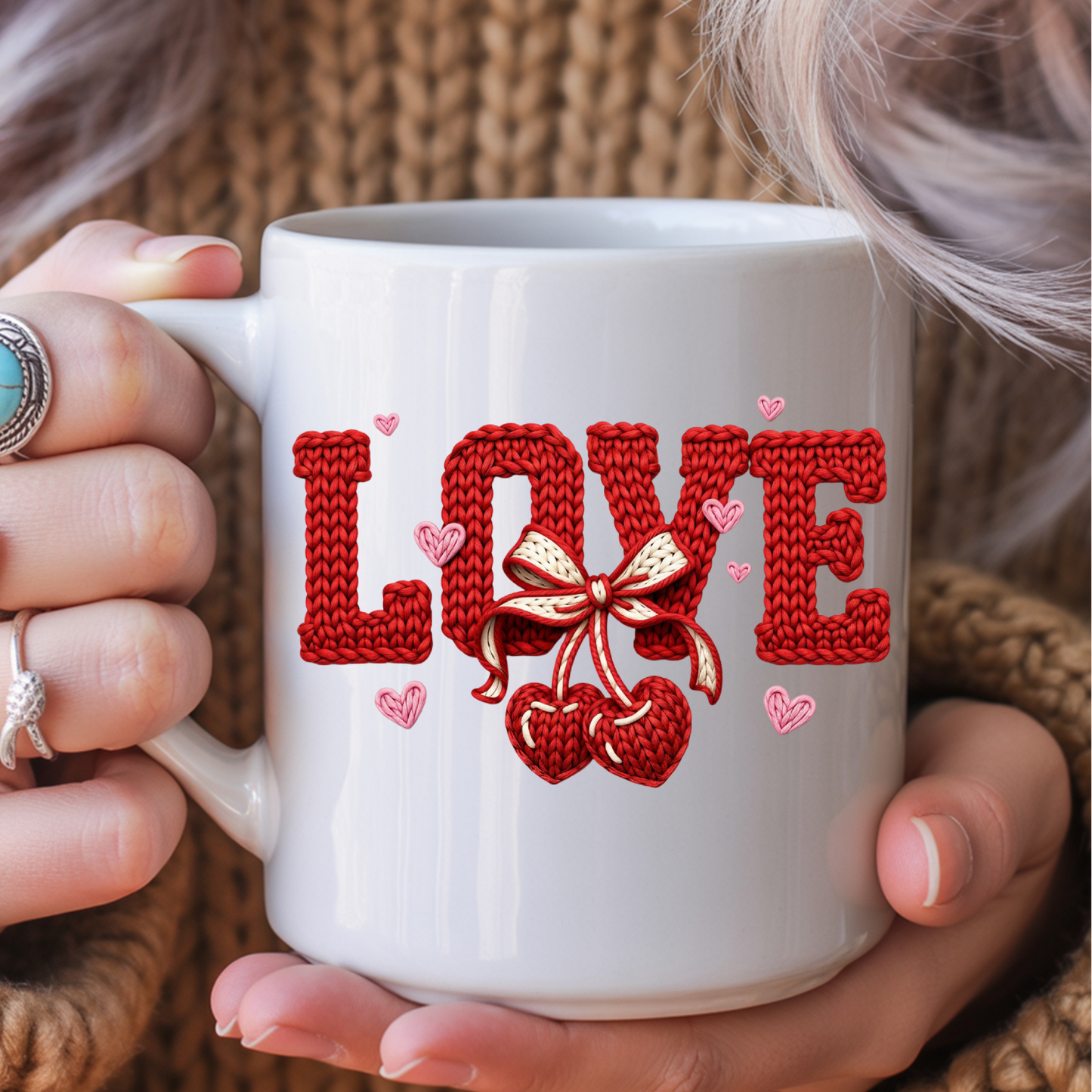 Valentine's Day Love Cherries | Drinkware
