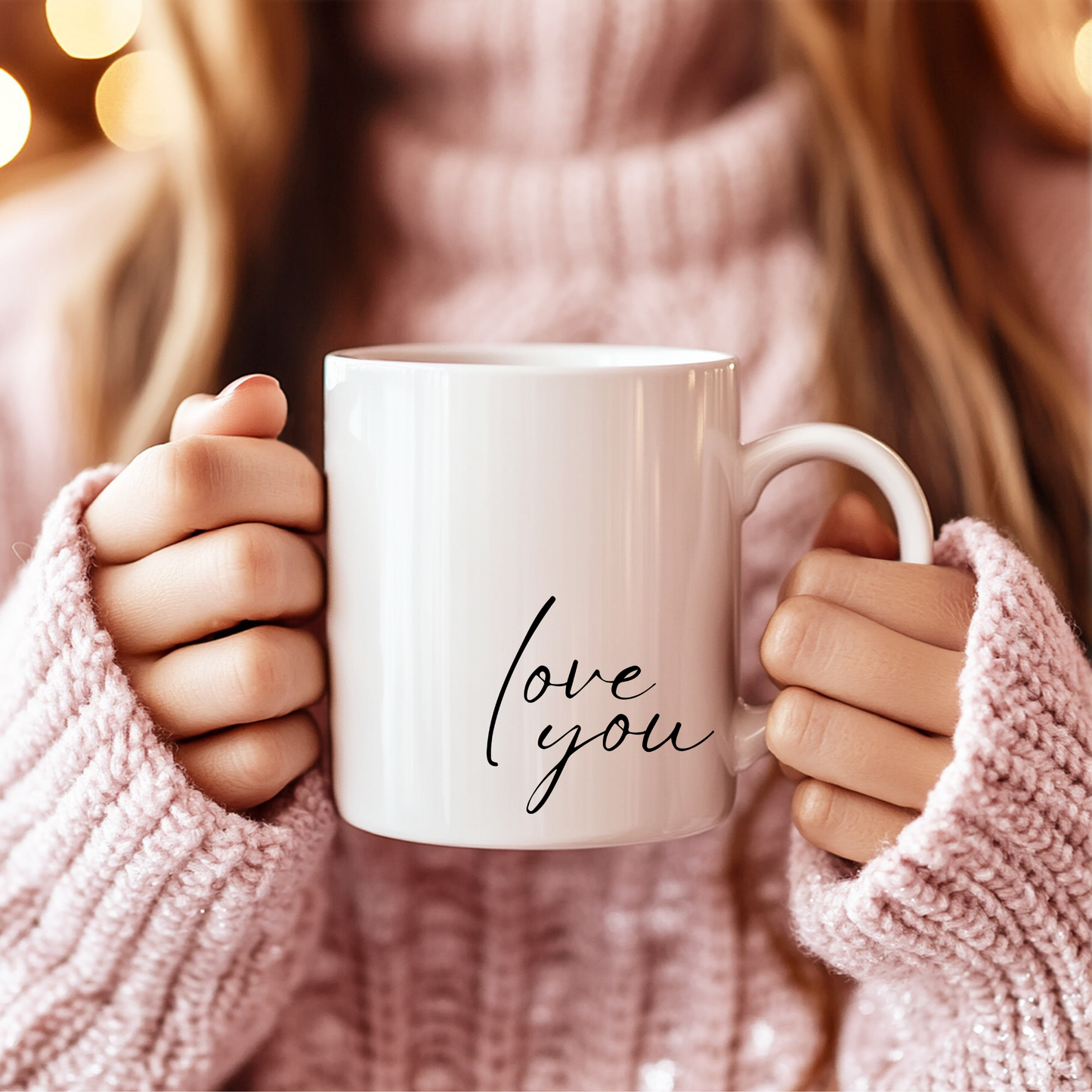 Valentine's Day Love You Script | Drinkware