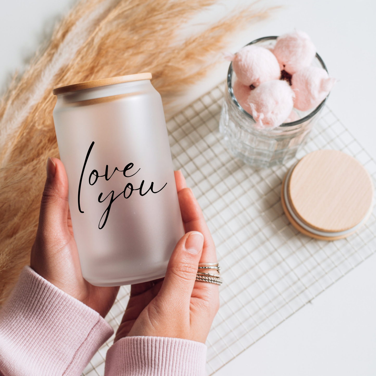 Valentine's Day Love You Script | Drinkware