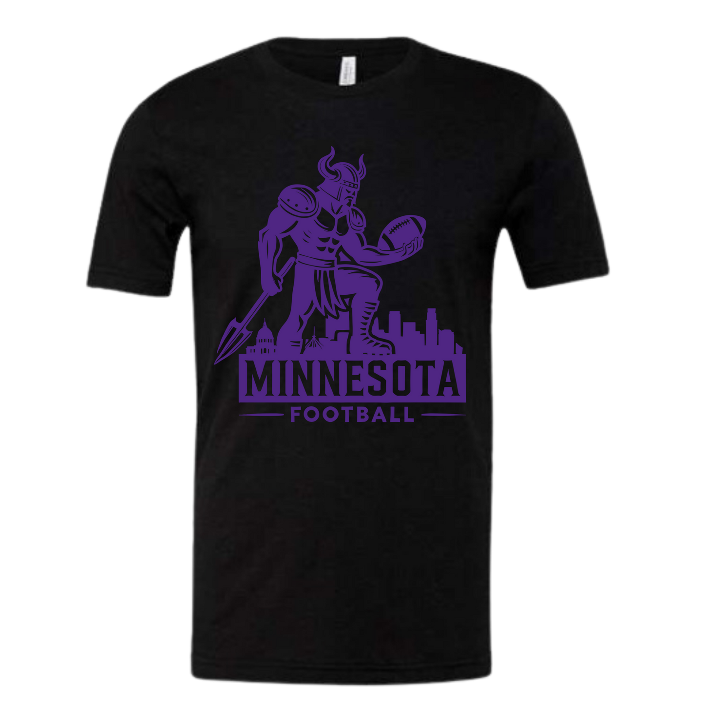 Minnesota Football Norseman Skyline Unisex Tee