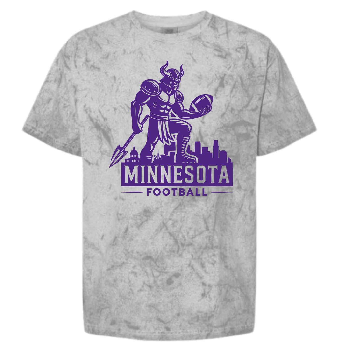 Minnesota Football Norseman Skyline Unisex Tee