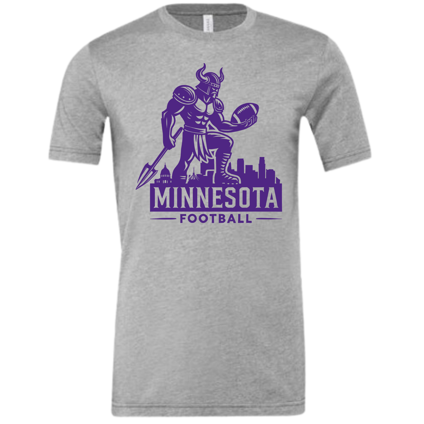 Minnesota Football Norseman Skyline Unisex Tee
