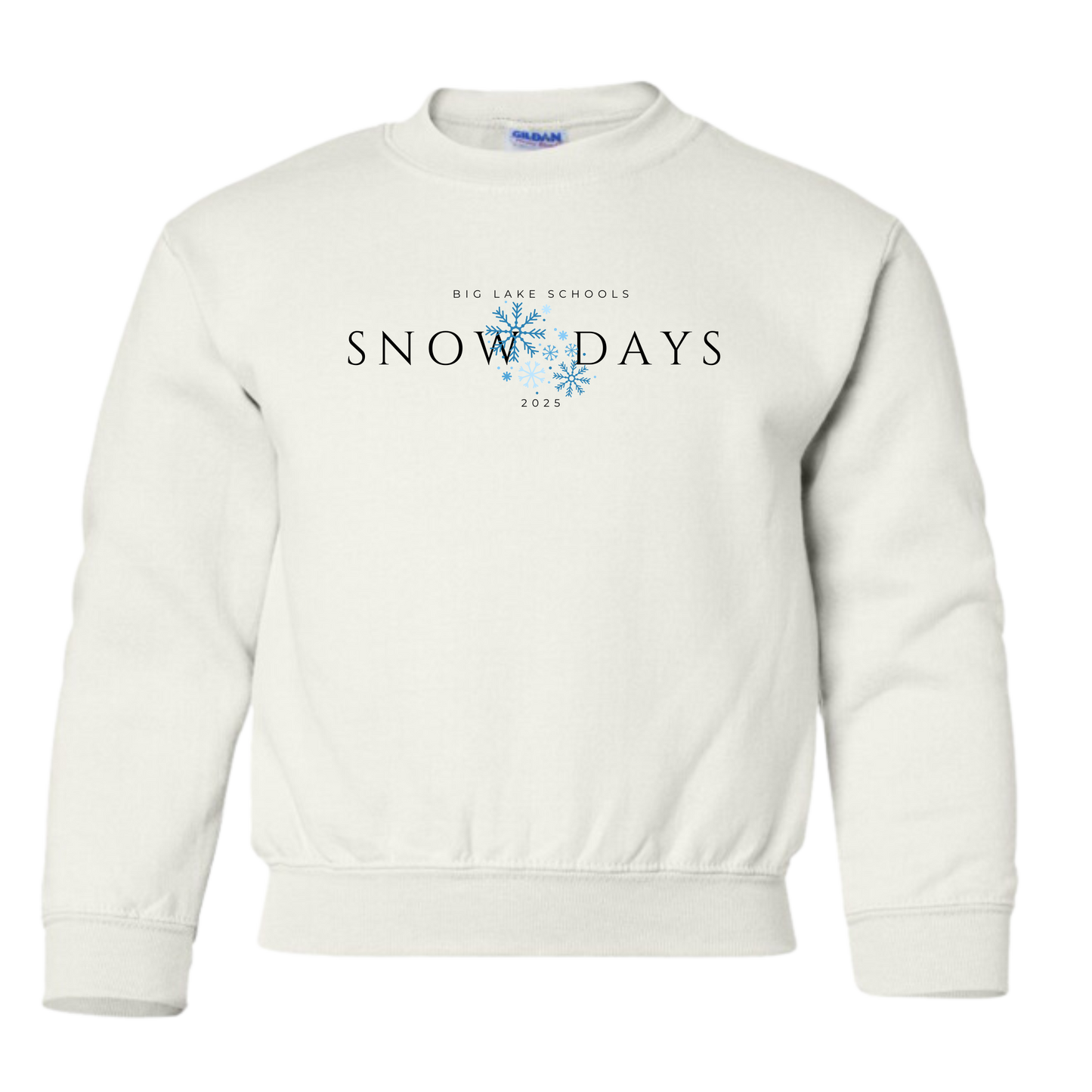 Big Lake Snow Days Youth Crew Sweatshirt