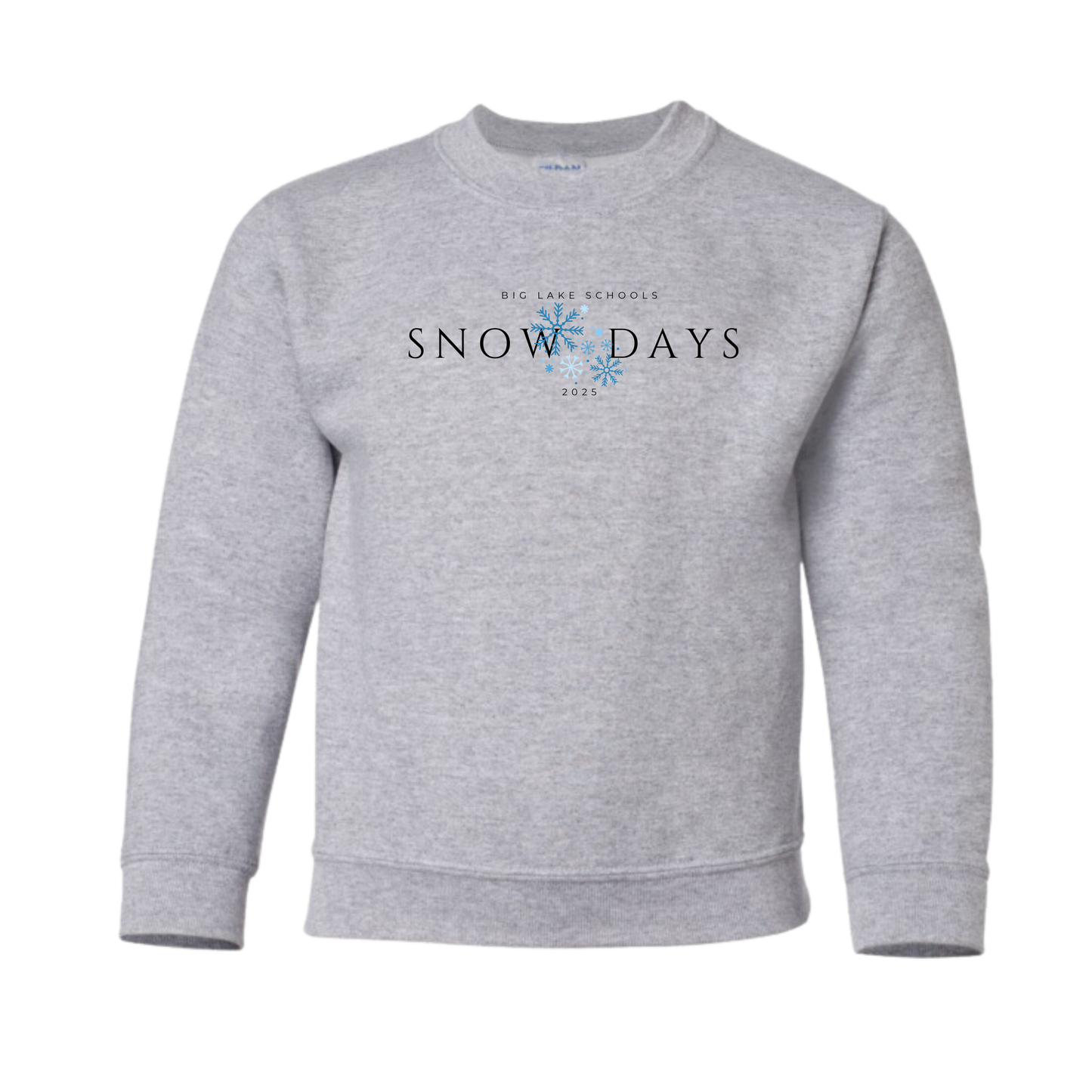 Big Lake Snow Days Youth Crew Sweatshirt