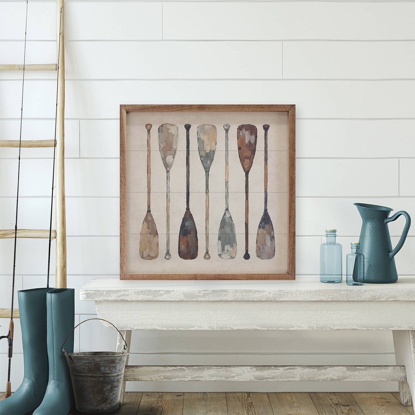 Vintage Boat Oars