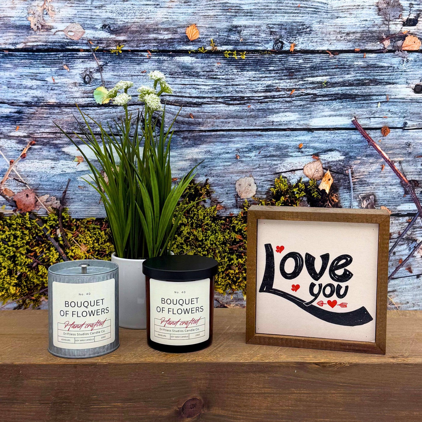 Mother’s Day Candles, Bouquet of Flowers, 10oz Candles