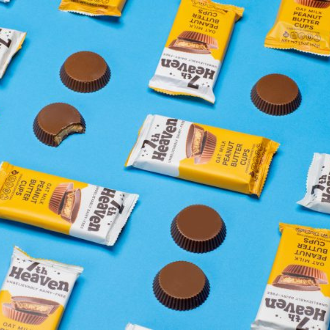 Vegan Oat Milk Chocolate Bar -  Peanut Butter Cups, Kosher